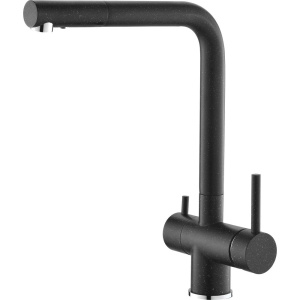 Смеситель для кухни Alveus Aquila 1139808 черный