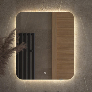 Зеркало Defesto Opti DF 2806S 60х70 с LED-подсветкой, 4500К, сенсорный выключатель