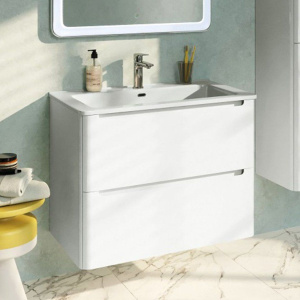 Тумба с раковиной IDDIS Edifice 80 подвесная, белая Тумба с раковиной IDDIS Edifice 80 подвесная, белая