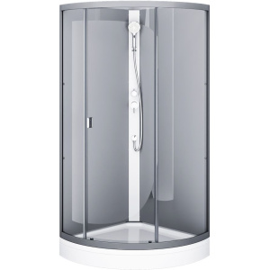 Душевая кабина AM.PM X-Joy W88C-301-090GG без крыши, графит