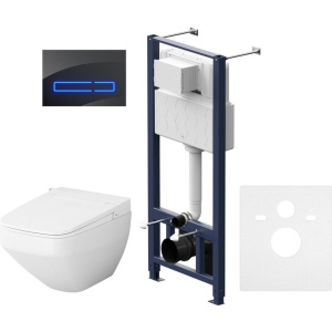 Комплект AM.PM Inspire V2.0 IS450A38.CCC50A сиденье с электронным биде, сенсорная кнопка