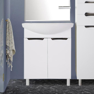 Тумба с раковиной ASB-Mebel Мессина 70 с дверками