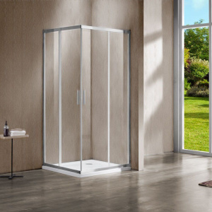Душевой уголок Vincea Garda VSS-1G8090CL 90x80 см, профиль хром, стекло прозрачное