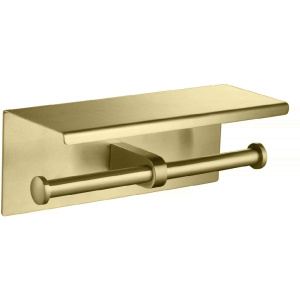 Держатель для туалетной бумаги Aquatek Оберон AQ4909BG шлифованное золото
