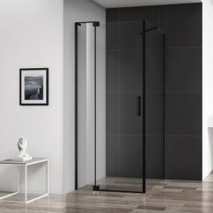 Душевой уголок Cezares Slider AH 1 70/80 80 C NERO