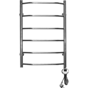 Полотенцесушитель электрический Domoterm Лаура П6 60x80, хром, R Полотенцесушитель электрический Domoterm Лаура П6 60x80, хром, R