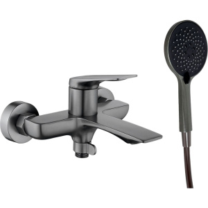 Смеситель для ванны с душем Haiba HB60816-3 пепельный
