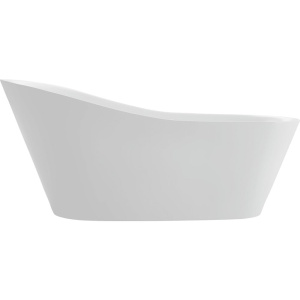 Акриловая ванна BelBagno BB63-1800-W0 180x80 см, отдельностоящая, овальная, с ножками, с донным клапаном