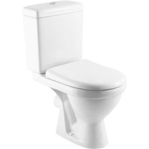 Унитаз-компакт Rosa Неро Люкс с микролифтом, Clip up