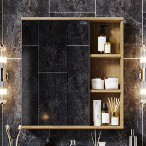 Зеркало-шкаф Onika Легран У 70 дуб галифакс