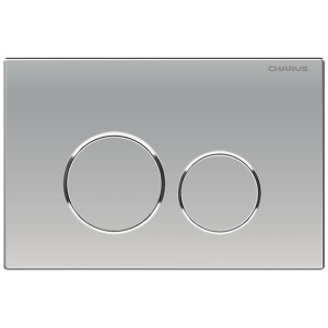 Кнопка смыва CHARUS Spazio FP.330.46.01 серебряное сияние Кнопка смыва CHARUS Spazio FP.330.46.01 серебряное сияние