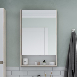 Зеркало-шкаф AQUATON Сканди 55 дуб верона