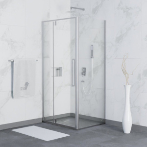 Душевой уголок RGW Stilvoll SV-03+100 см (99-102)x100x200 профиль хром, стекло прозрачное Душевой уголок RGW Stilvoll SV-03+100 см (99-102)x100x200 профиль хром, стекло прозрачное