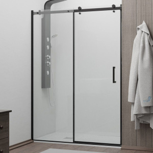 Душевая дверь в нишу RGW Tornado TO-14 1500x1950, профиль черный