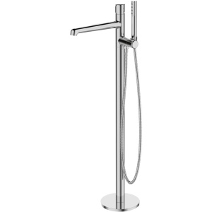 Напольный смеситель для ванны с душем BelBagno Uno FMT CRM С ВНУТРЕННЕЙ ЧАСТЬЮ Напольный смеситель для ванны с душем BelBagno Uno FMT CRM С ВНУТРЕННЕЙ ЧАСТЬЮ