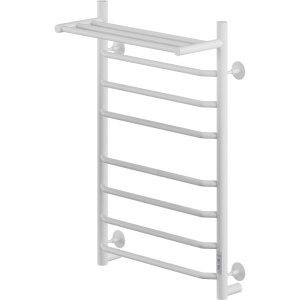 Полотенцесушитель электрический Ника Way 3 80/50, с полкой, матовый белый RAL9016
