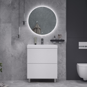 Мебель для ванной Velvex Edge 70.2Y напольная, белая