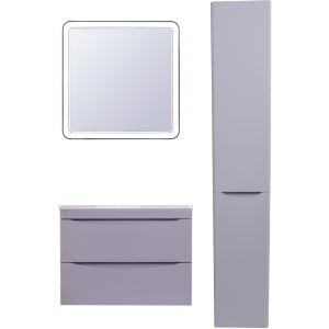 Мебель для ванной Style Line Бергамо Мини 70 Люкс Plus подвесная, антискрейтч серая