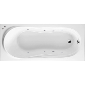 Акриловая ванна Excellent Sekwana WAEX.SEK17.SOFT 170x75 см, с гидромассажем, с каркасом, со сливом-переливом