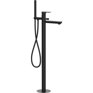 Напольный смеситель для ванны с душем Remer Infinity I08NO черный матовый, С ВНУТРЕННЕЙ ЧАСТЬЮ Напольный смеситель для ванны с душем Remer Infinity I08NO черный матовый, С ВНУТРЕННЕЙ ЧАСТЬЮ