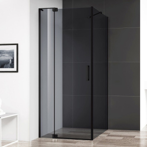 Душевой уголок Cezares Slider AH 1 90-70/80 Grigio Nero профиль черный, стекло серое Душевой уголок Cezares Slider AH 1 90-70/80 Grigio Nero профиль черный, стекло серое