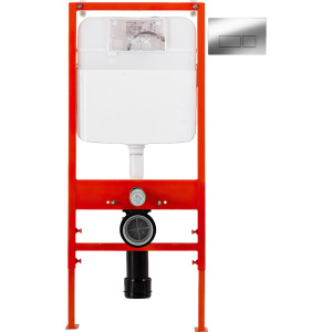 Комплект BelBagno, Инсталляция BB026 + Кнопка BB041CR