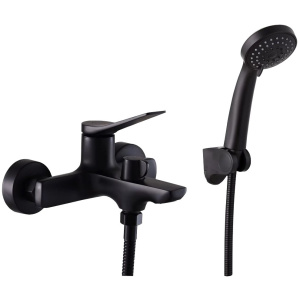 Смеситель для ванны с душем Fashun A3286-7 матовый черный