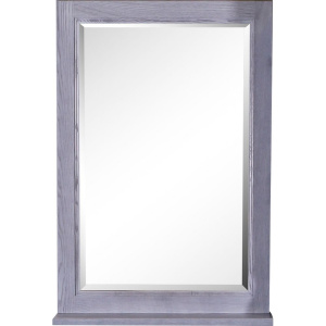 Зеркало ASB-Woodline Гранда 60 серое, с полкой