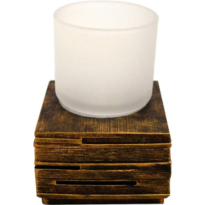 Стакан Ridder Brick 22150148 бронзовый