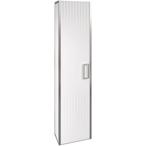 Шкаф-пенал Armadi Art Monaco подвесной, белый глянец, хром