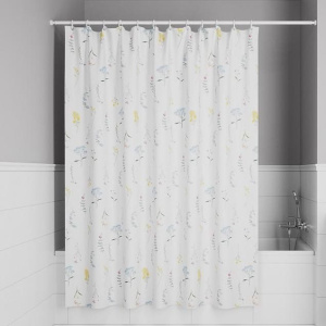 Штора для ванной IDDIS Base BF02P18i11 180х200, цветы