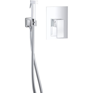 Гигиенический душ D&K Bayern.Liszt DA1515001 со смесителем, С ВНУТРЕННЕЙ ЧАСТЬЮ, хром