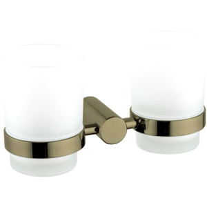 Стакан Haiba HB84-4 двойной, бронза