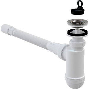 Сифон для раковины AlcaPlast A41+A710 Сифон для раковины AlcaPlast A41+A710