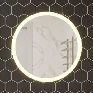 Зеркало круглое Art&Max Bolzano 78 с теплой подсветкой Зеркало круглое Art&Max Bolzano 78 с теплой подсветкой