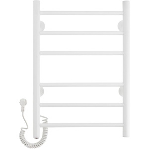 Полотенцесушитель электрический Domoterm Аврора DMT 109-6 40х60, белый, L Полотенцесушитель электрический Domoterm Аврора DMT 109-6 40х60, белый, L