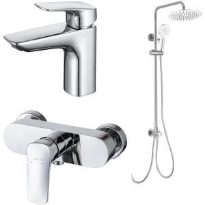 Комплект смесителей для ванны Aquatek Вега AQ1036CR хром Комплект смесителей для ванны Aquatek Вега AQ1036CR хром