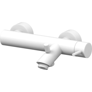 Смеситель для ванны с душем Paffoni Light LIG022BO белый