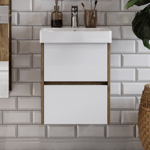 Тумба с раковиной AQUATON Сканди 45 дуб рустикальный Тумба с раковиной AQUATON Сканди 45 дуб рустикальный