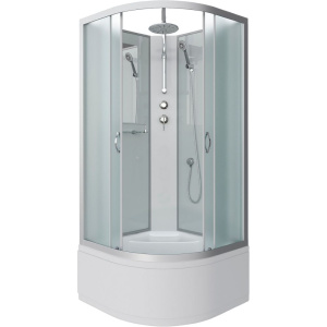 Душевая кабина Niagara Classic NG-2309-14BKT 100x100 см, с тропическим душем