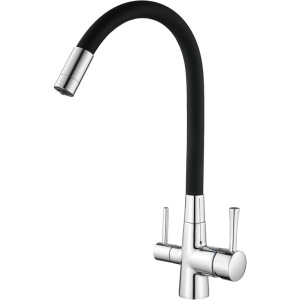 Смеситель для кухни Savol S-L1806-01 с гибким изливом