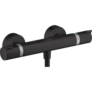Термостатический смеситель Hansgrohe Ecostat Comfort 13116670 для душа, матовый черный