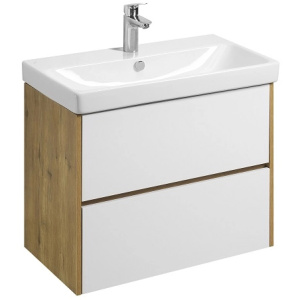 Тумба с раковиной Aquaton Сканди 75 1A2830K0SDZ90 дуб рустикальный