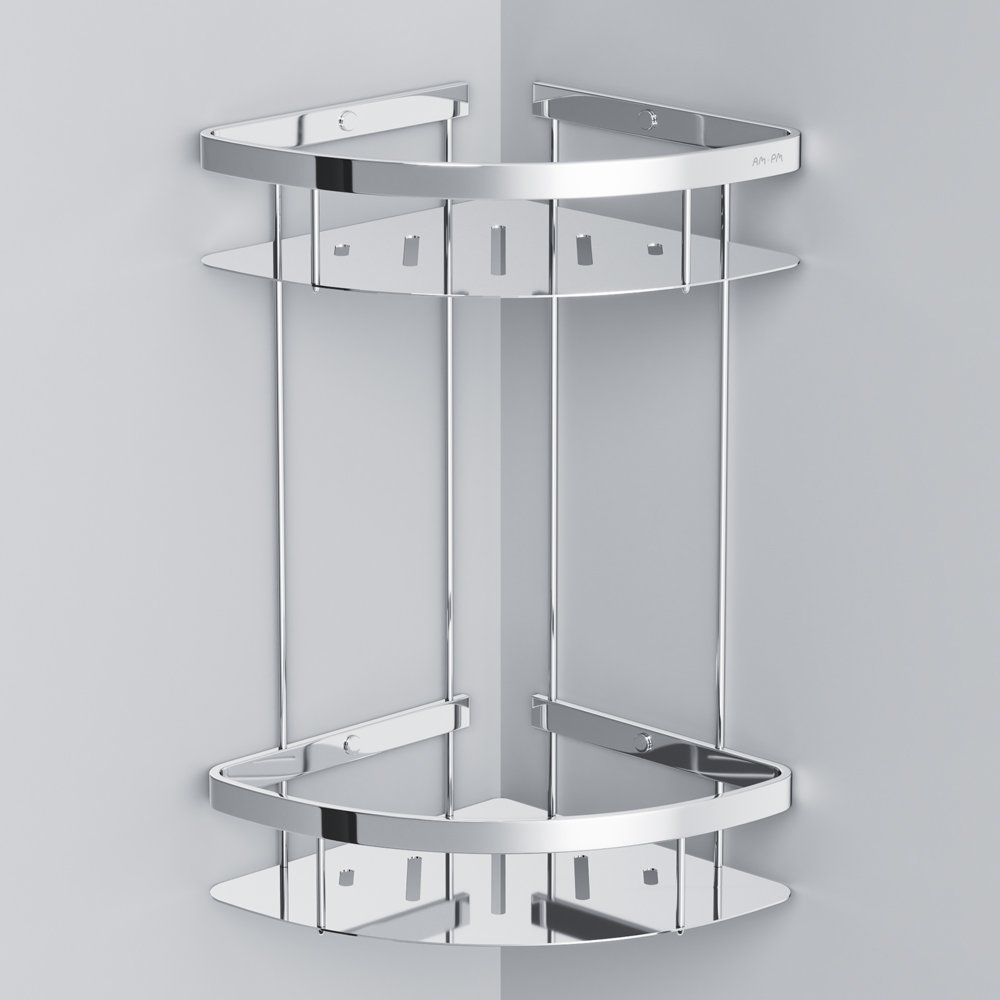 Купить Полка AM.PM Sense L A7454200 2-ярусная, хром в Москве с доставкой Полка AM.PM Sense L A7454200 2-ярусная, хром