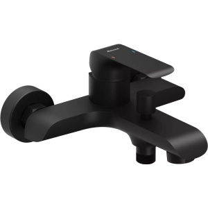 Смеситель для ванны с душем Ravak Flat X070175 черный матовый Смеситель для ванны с душем Ravak Flat X070175 черный матовый