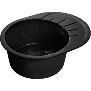Мойка кухонная GranFest Rondo GF-R580L черный Мойка кухонная GranFest Rondo GF-R580L черный
