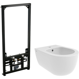 Комплект Биде BOCCHI V-Tondo + Инсталляция AlcaPlast A105 /1120 Комплект Биде BOCCHI V-Tondo + Инсталляция AlcaPlast A105 /1120