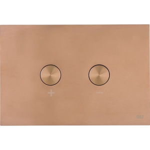 Кнопка смыва OLI Blink 878782 бронза, антивандальная