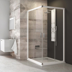 Душевой уголок Ravak Blix BLRV2K 120х110, Transparent, профиль белый