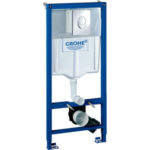 Система инсталляции для унитазов Grohe Rapid SL 38721001, 3 в 1 с кнопкой смыва